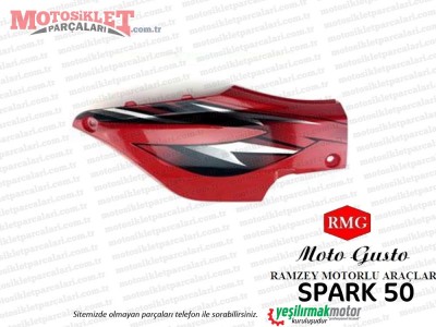 RMG Moto Gusto Spark 50 Yan Kapak Sağ