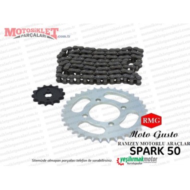 RMG Moto Gusto Spark 50 Zincir Dişli Seti 38T