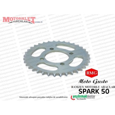 RMG Moto Gusto Spark 50 Zincir Dişlisi Arka
