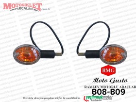 RMG Moto Gusto B08-B09 Scooter Arka Sinyal Takım