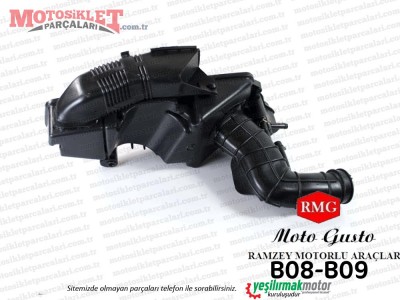 RMG Moto Gusto B08-B09 Scooter Hava Filtresi Komple