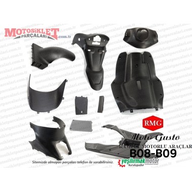 RMG Moto Gusto B08-B09 Scooter İç Kaporta Seti