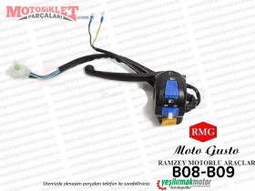 RMG Moto Gusto B08-B09 Scooter Kumanda Paneli Sol