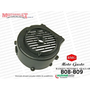 RMG Moto Gusto B08-B09 Scooter Motor Soğutma Fan Kapağı