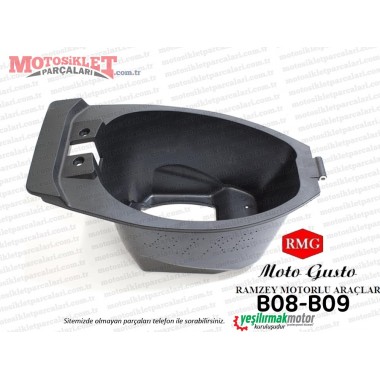 RMG Moto Gusto B08-B09 Scooter Sele Alt Bagaj