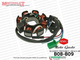 RMG Moto Gusto B08-B09 Scooter Stator, Sargı