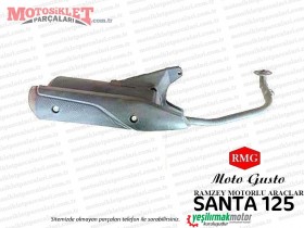 RMG Moto Gusto Santa 125 Egzoz Komple