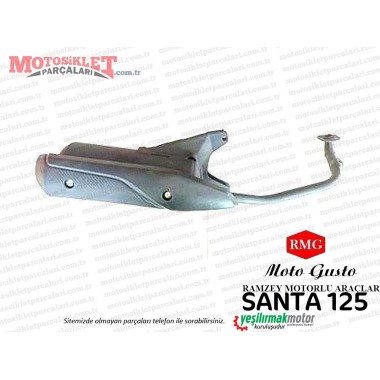 RMG Moto Gusto Santa 125 Egzoz Komple