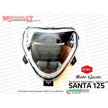 RMG Moto Gusto Santa 125 Far Komple