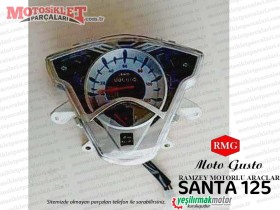 RMG Moto Gusto Santa 125 Kilometre Saati