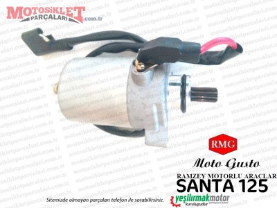 RMG Moto Gusto Santa 125 Marş Motoru