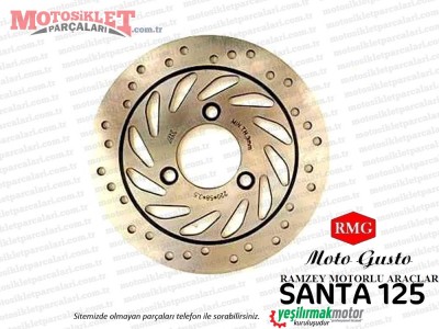 RMG Moto Gusto Santa 125 Ön Fren Diski