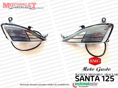 RMG Moto Gusto Santa 125 Ön Sinyal Sağ-Sol Takım