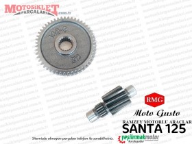 RMG Moto Gusto Santa 125 Şanzıman Aks Dişlisi Komple