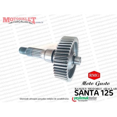 RMG Moto Gusto Santa 125 Şanzıman Arka Teker Mili
