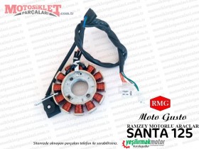 RMG Moto Gusto Santa 125 Stator, Sargı