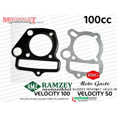 Ramzey, RMG Moto Gusto Velocity Silindir Alt-Üst Conta Takımı (100cc)