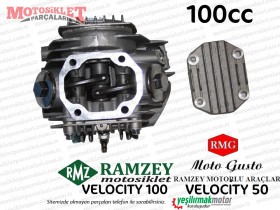 Ramzey, RMG Moto Gusto Velocity Silindir Üst Kapağı (100cc) - DOLU