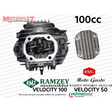 Ramzey, RMG Moto Gusto Velocity Silindir Üst Kapağı (100cc) - DOLU