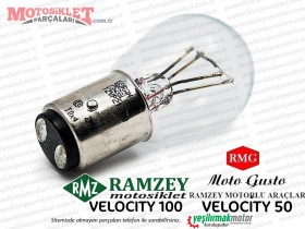 Ramzey, RMG Moto Gusto Velocity Stop Ampulü