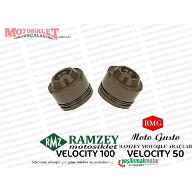 Ramzey, RMG Moto Gusto Velocity Supap Yağ Keçe Takımı (100cc)