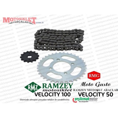 Ramzey, RMG Moto Gusto Velocity Zincir Dişli Seti