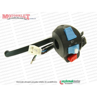 Ersimotor 50cc YB50QT-3 Scooter Sol Kumanda Paneli