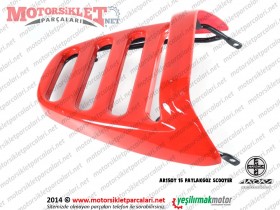 Arora AR 150T-15 Patlakgöz Scooter Arka Tutacak Plastiği -Karışık Renk