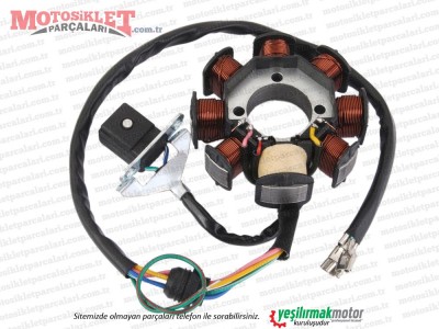 Arora AR 150T-15 Patlakgöz Scooter Stator, Sargı