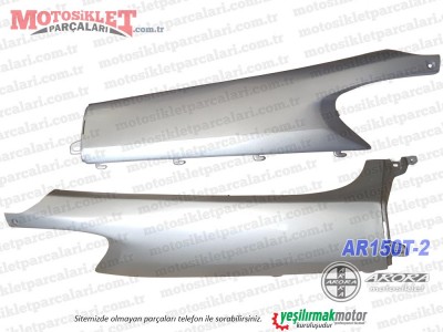 Arora AR150T-2 Maxi Scooter Sele Alt Sağ Sol Marşpiyel Çıta Takımı - GRİ