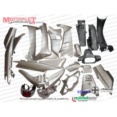 Arora KS100-7 Cup Komple Kaporta Grenaj Seti - Gri