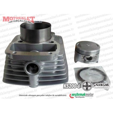 Arora KS 200-8 Chopper Silindir, Piston ve Sekman Seti