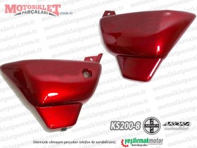 Arora KS 200-8 Chopper Yan Panel, Kapak Sağ-Sol Takım - Bordo