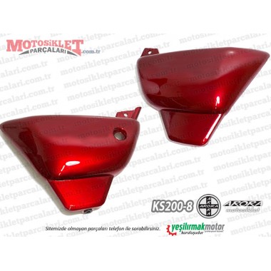 Arora KS 200-8 Chopper Yan Panel, Kapak Sağ-Sol Takım - Bordo