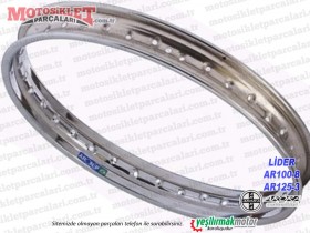 Arora Lider AR100-8, AR125-3 Arka Tel Jant Çemberi, 18 Teker