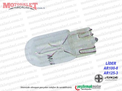 Arora Lider AR100-8, AR125-3 Gösterge Paneli Dipsiz Ampülü