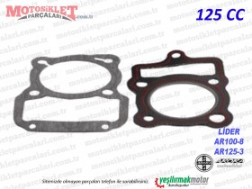 Arora Lider AR100-8, AR125-3 Silindir Alt, Üst Conta Takımı (125cc)