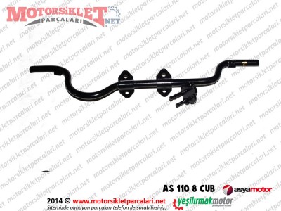 Asya Motor AS 110-8 Cub Ön Basamak Demiri yan ayak lastik dahil