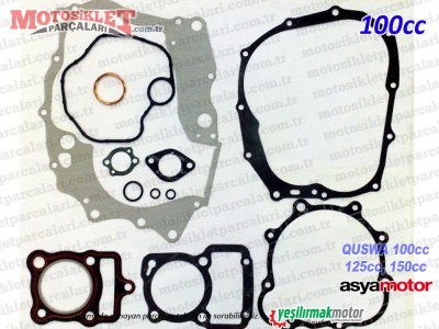 Asya Quswa QS100, QS125, QS150 Conta Takımı (100cc)