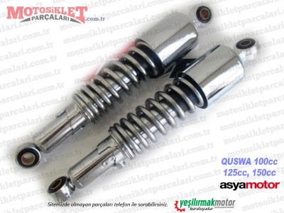 Asya Quswa QS100, QS125, QS150 Arka Amortisör Takımı