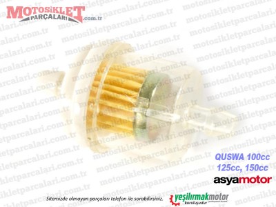 Asya Quswa QS100, QS125, QS150 Benzin Filtresi