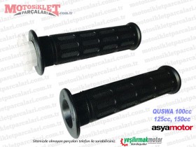 Asya Quswa QS100, QS125, QS150 Gaz Kolu ve Sol Elcik Takımı