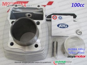 Asya Quswa QS100, QS125, QS150 Silindir, Piston, Sekman Takımı (100cc)