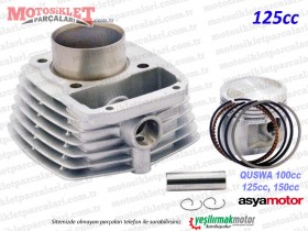 Asya Quswa QS100, QS125, QS150 Silindir, Piston, Sekman Takımı (125cc)