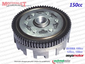 Asya Quswa QS100, QS125, QS150 Debriyaj Tası ve Dişlisi (150cc)