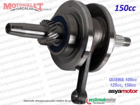 Asya Quswa QS100, QS125, QS150 Krank Komple (150cc)