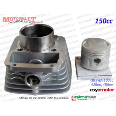 Asya Quswa QS100, QS125, QS150 Silindir, Piston, Sekman Takımı (150cc)