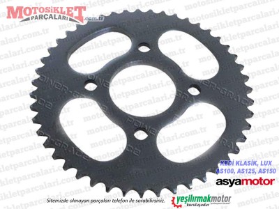 Asya Quswa QS100, QS125, QS150 Arka Zincir Dişlisi