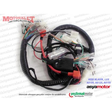 Asya Quswa QS100, QS125, QS150 Elektrik Tesisatı