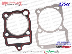 Asya Kedi Klasik, Lux AS100, AS125, AS150 Silindir Conta Takımı (125cc)